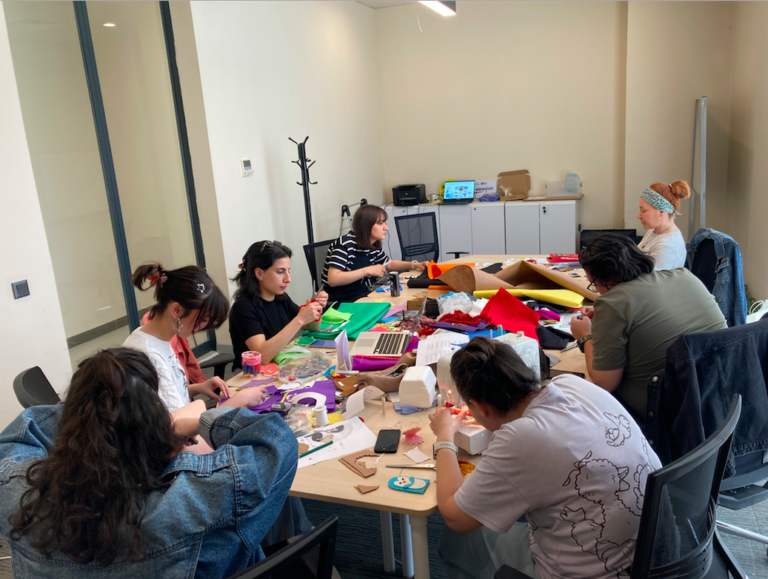 IMU Sustainability Club and Sustainability Office Recycled Waste Fabrics by Making Puppets with an “Upcycling Workshop”