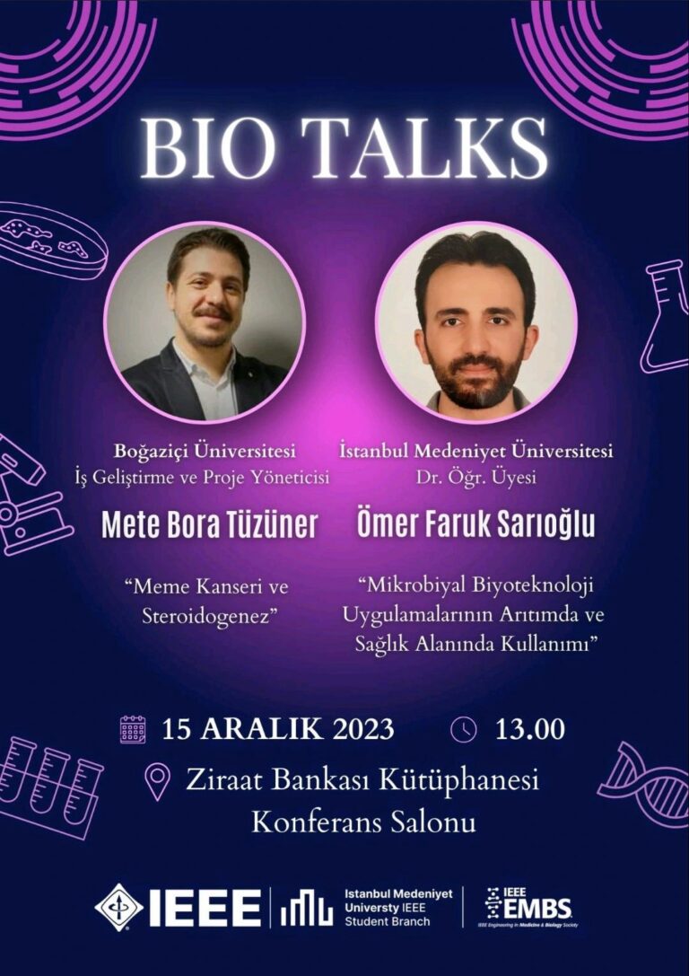 İMÜ IEEE Topluluğu, Sağlıklı ve Kaliteli Yaşam İçin Biyoloji ve Mühendisliği Bir Araya Getiren ‘BioTalks’ Etkinliğini Düzenledi