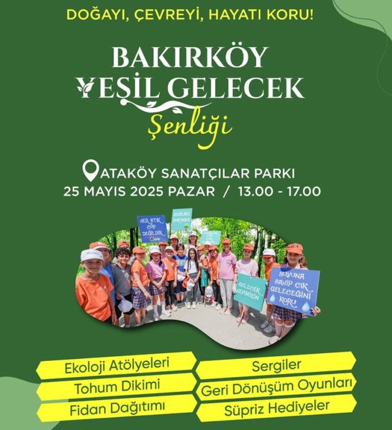 İMÜ Sürdürülebilirlik Ofisi ve Sürdürülebilirlik Topluluğu Bakırköy Belediyesi Yeşil Gelecek Şenliği’nde Atölyeler Düzenliyor