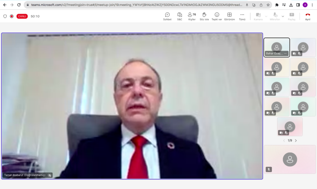 Sürdürülebilirlik Ofisi Ekibimiz UN SDSN Türkiye Üyeler ve Paydaşlar Toplantısı’na Katıldı